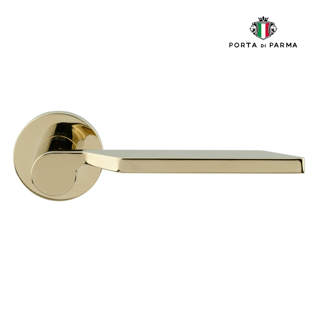 В продаже Дверная ручка на розетке PORTA DI PARMA Levante PVD Полированное золото 119.06